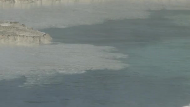 Piscina Caliente Parque Nacional Yellowstone — Vídeo de stock