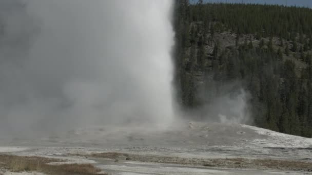 Gejzer Parku Narodowym Yellowstone — Wideo stockowe