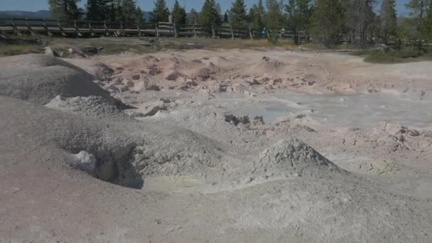 Yellowstone Ulusal Parkı Nda Çamur Tenceresi — Stok video