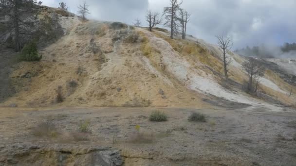 Mound Yellowstone National Park Ηπα — Αρχείο Βίντεο