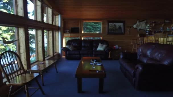 Interior Albergue — Vídeo de stock