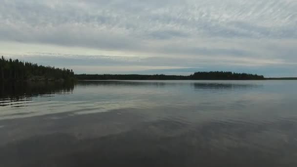 Landskab Med Overskyet Himmel – Stock-video