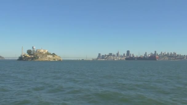 Isla Alcatraz Ciudad San Francisco — Vídeos de Stock