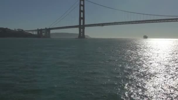 Südende Der Golden Gate Bridge — Stockvideo