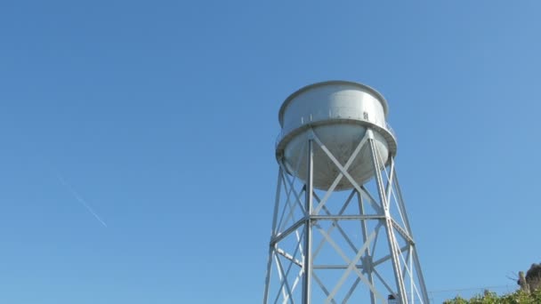 Alcatraz Daki Kulesinin Alçak Açısı — Stok video