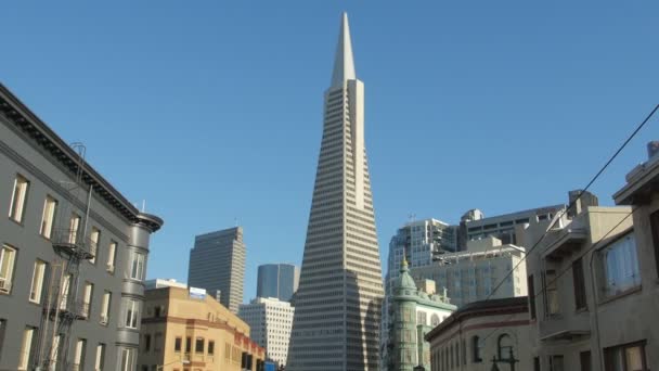 Transamerica Pyramid San Francisco — Stockvideo