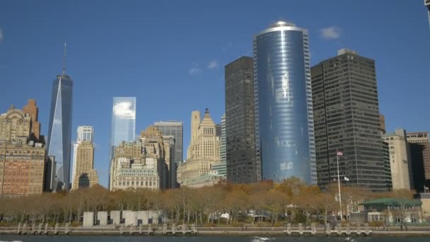 纽约市曼哈顿下城的高楼 — 图库视频影像