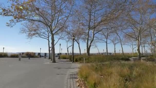 Battery Park Gränd New York City — Stockvideo