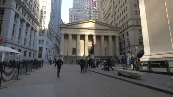 Federal Hall Nova York — Vídeo de Stock