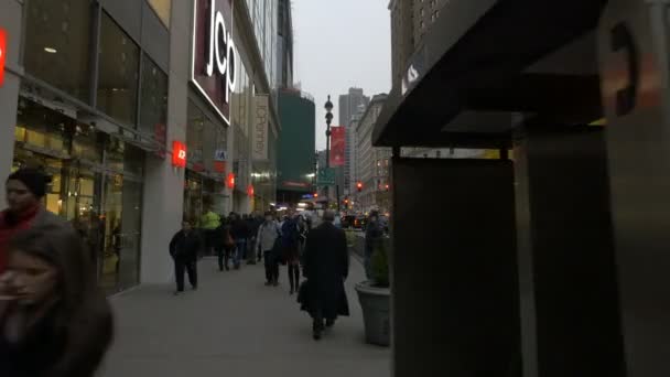 Stadsliv New York Usa — Stockvideo