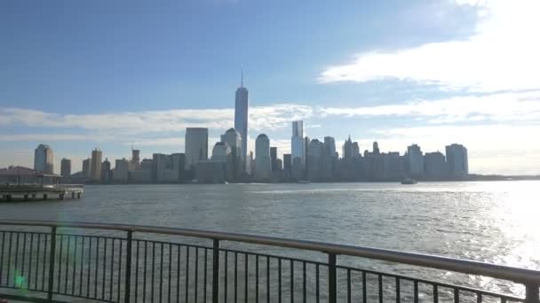 Vista Panorâmica Manhattan — Vídeo de Stock