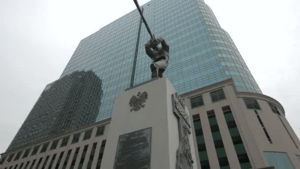 Katyn Memorial New York City — Stok Video