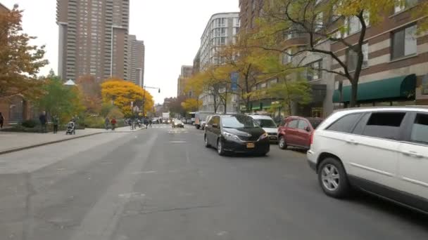 Masini Care Asteapta Coada New York Sua — Videoclip de stoc