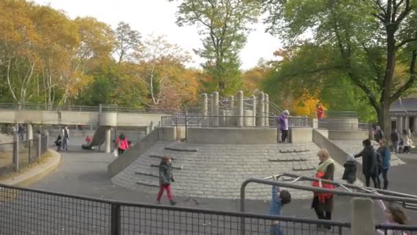Heckscher Playground Central Park — Stok Video