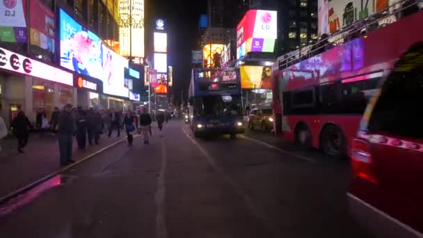 Big City Life New York Usa — Stock Video