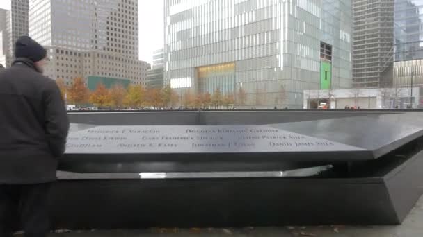 Dentro Fuente Conmemorativa Del Nueva York — Vídeos de Stock