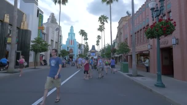 Hollywood Blvd Disneyn Hollywood Studioilla kuvapankkivideo