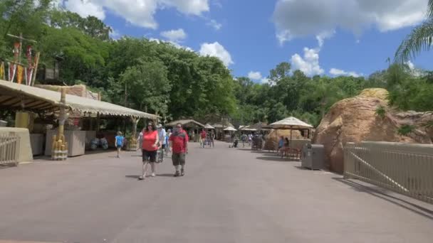 Χωριό Έμποροι Πάγκους Epcot — Αρχείο Βίντεο