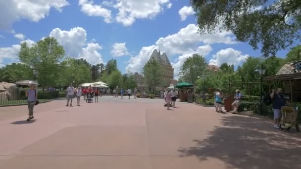 Personnes Visitant Walt Disney World Floride — Video