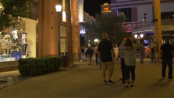 Linq Promenade Las Vegas Usa — Stockvideo