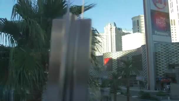 アメリカ ラスベガスで見られるパリホテル — ストック動画