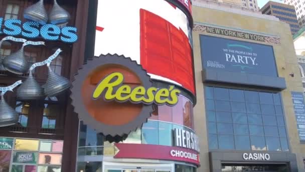 New York Med Reeses Las Vegas — Stockvideo