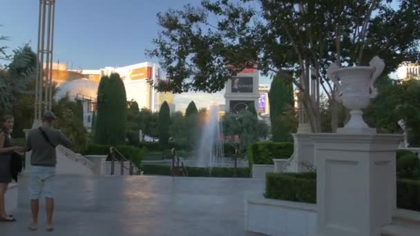 Fontaine Devant Caesars Palace Las Vegas États Unis — Video