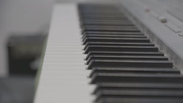 Zongora Billentyűzete — Stock videók