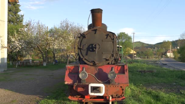 View Old Railway Engine — Stock Video