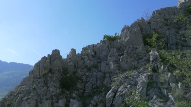 リメテアのピアトラ セキュウルイの崖 — ストック動画