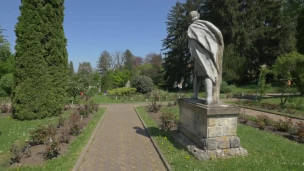 Beco Jardim Botânico Cluj Napoca — Vídeo de Stock