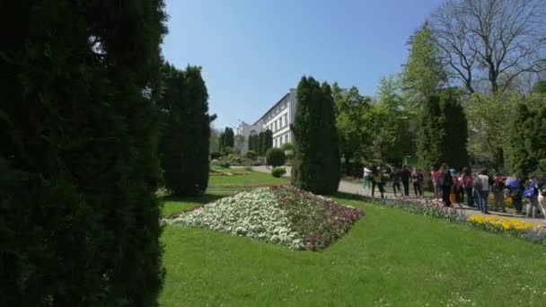 Επίσκεψη Στον Βοτανικό Κήπο Cluj Napoca — Αρχείο Βίντεο