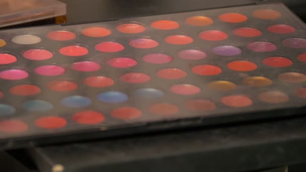 Kits Maquillaje Salón Belleza — Vídeo de stock