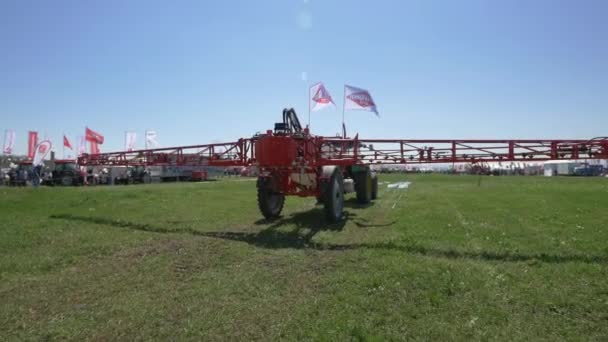 Agrifac Rozprašovač Zařízení Výstavě — Stock video