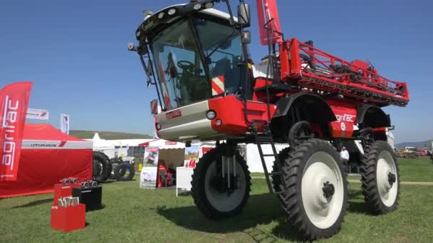 Irroratrice Agrifac Alla Fiera Agraria — Video Stock