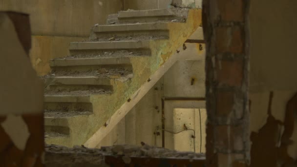 Vista Perto Uma Escada — Vídeo de Stock