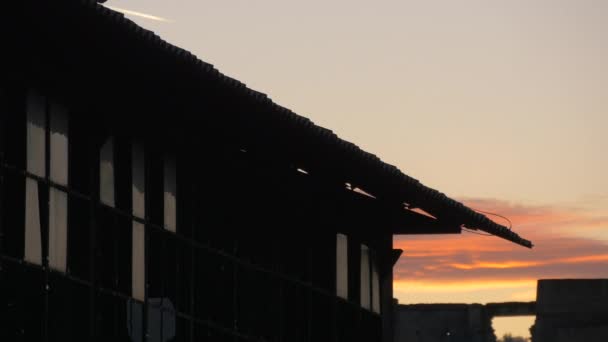 Edificio Visto Atardecer — Vídeos de Stock