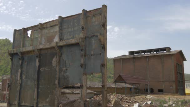 Restos Edifício — Vídeo de Stock