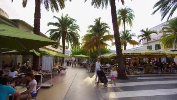 Restaurants Sur Lincoln Road Miami États Unis — Video