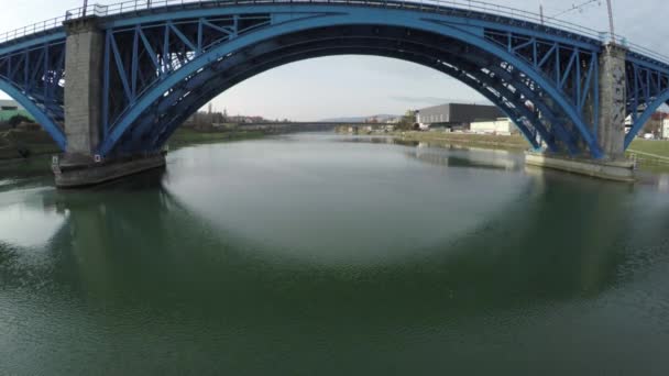 Arco Ponte Azul Maribor — Vídeo de Stock