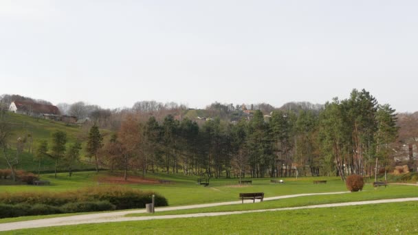 Zelený Park Mariboru — Stock video