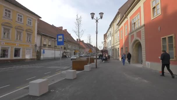 Ulice Maribor Slovinsko — Stock video