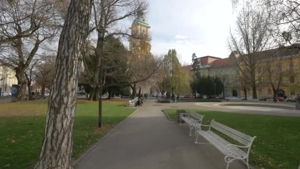 Beco Parque Maribor — Vídeo de Stock