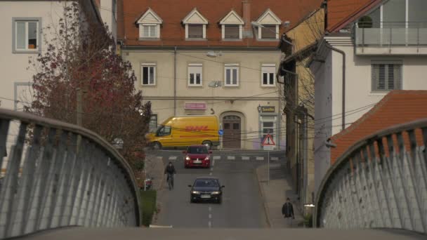 スロベニアのマリボルにストリート — ストック動画