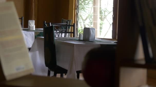 餐厅的内部 — 图库视频影像