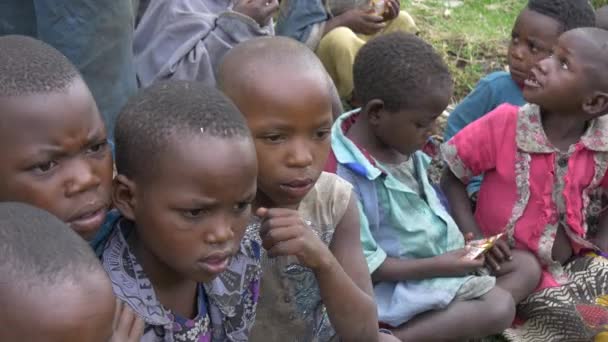 Afrikai Gyermekek Csoportja — Stock videók