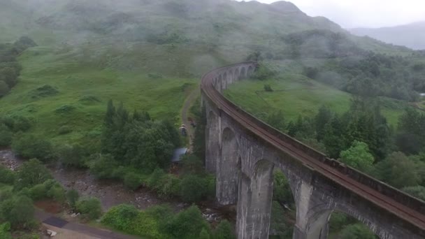 Foto Aerea Glenfinnan Viaduct — Video Stock