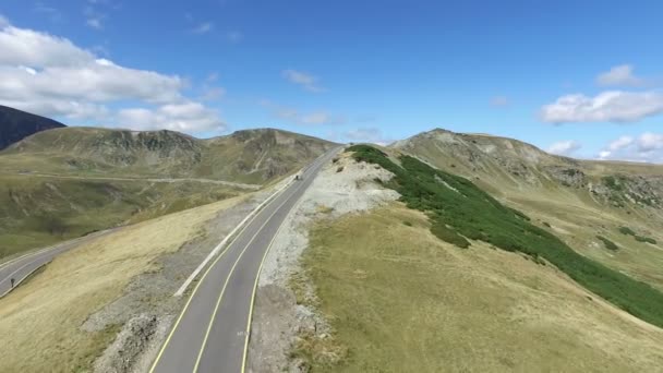 Luftaufnahme Der Transalpina — Stockvideo