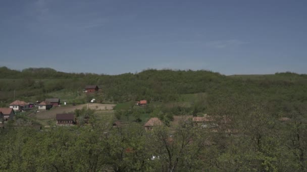 Vista Panoramica Dei Villaggi — Video Stock