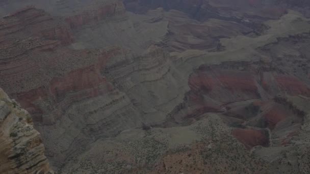 Flygfoto Över Röda Klipporna Grand Canyon — Stockvideo